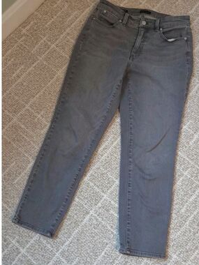 Talbots Dark Gray Grey Jeans 6P 6 Petite Excellent Condition EUC